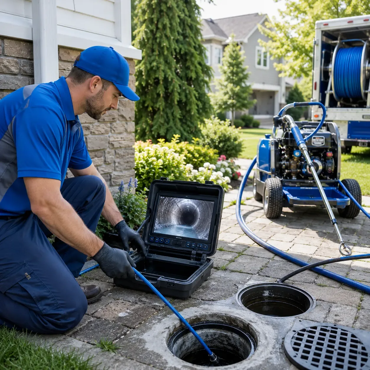 Outdoor drain cleaning professionals serving Brookeville, MD
